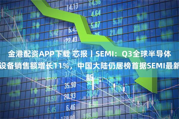 金港配资APP下载 芯报丨SEMI：Q3全球半导体设备销售额增长11%，中国大陆仍居榜首据SEMI最新